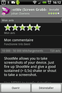 Screenshot ShootMe Market